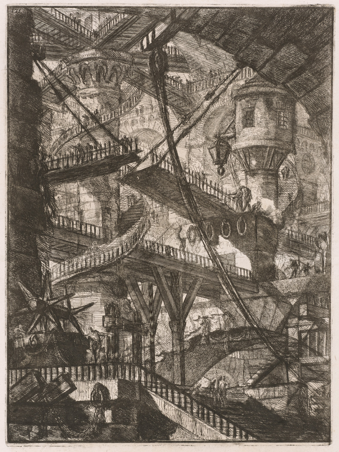 The Drawbridge, pl. VII from the series Carceri d'invenzione