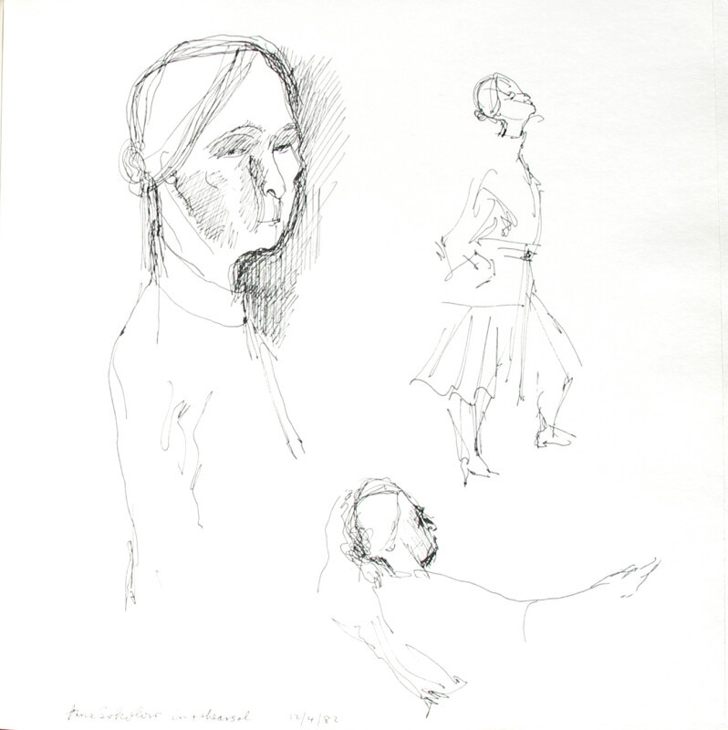 Anna Sokolow, Illustration 49 in the book Sketchbook (St. Helena)