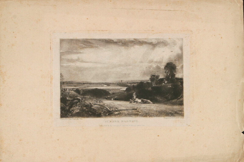 Plate 6: Summer Morning, from the series 'English Landscape Scenery ...