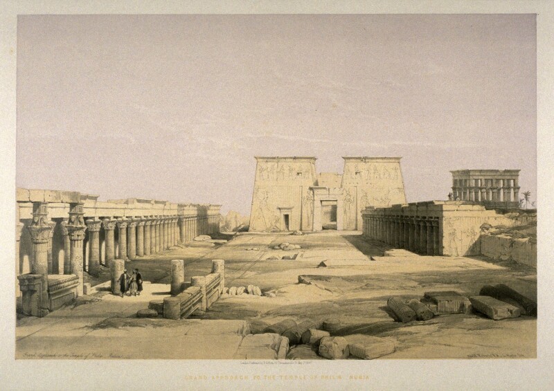 Grand Approach to the Temple of Philae - Egypt