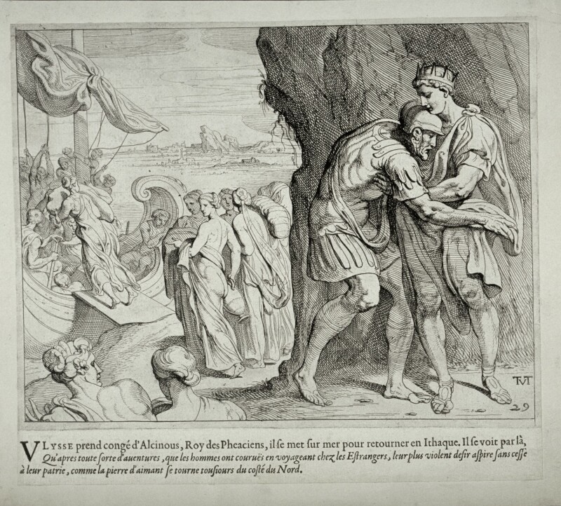 Ulysses Taking Leave of Alcinous, no. 29 from The Labors of Ulysses